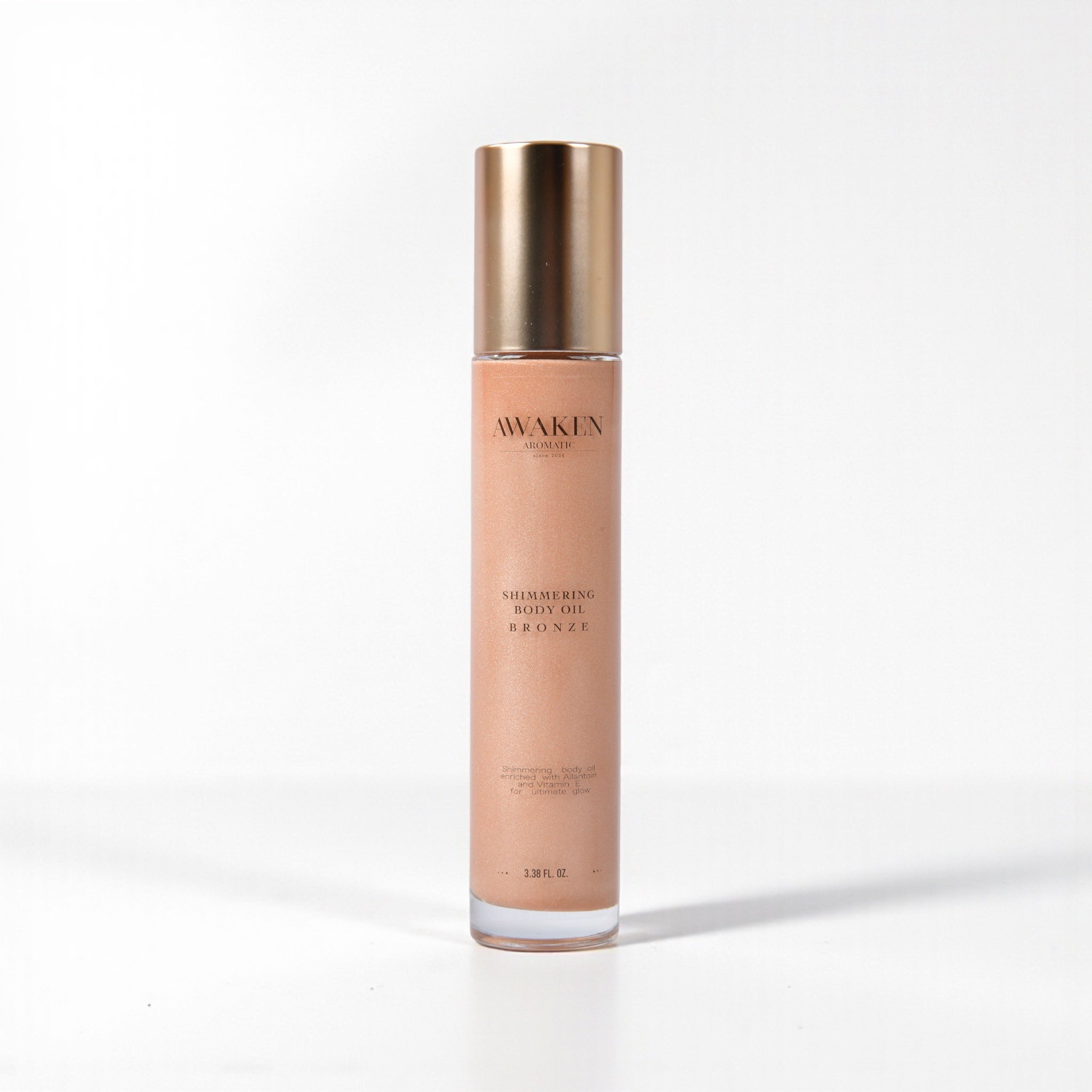 Awaken Aromatic Işıltılı Vücut Yağı – Bronz, Shea & Aloe Vera içeren Doğal Kuru Yağ