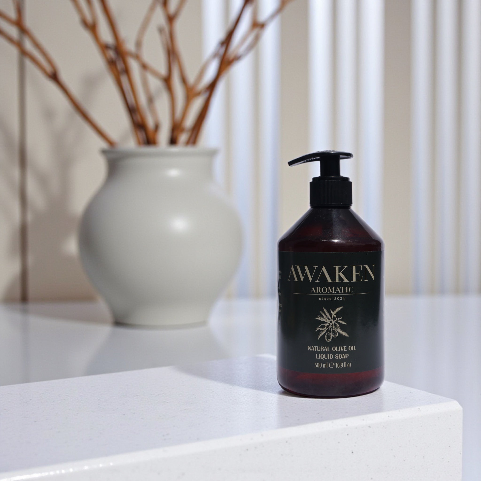 Awaken Aromatic Natural Olive Oil Liquid Soap – Zeytinyağlı Doğal Sıvı Sabun | Gentle Botanical Cleanser