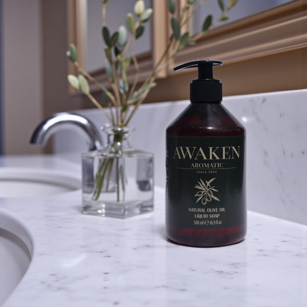 Awaken Aromatic Natural Olive Oil Liquid Soap – Zeytinyağlı Doğal Sıvı Sabun | Gentle Botanical Cleanser