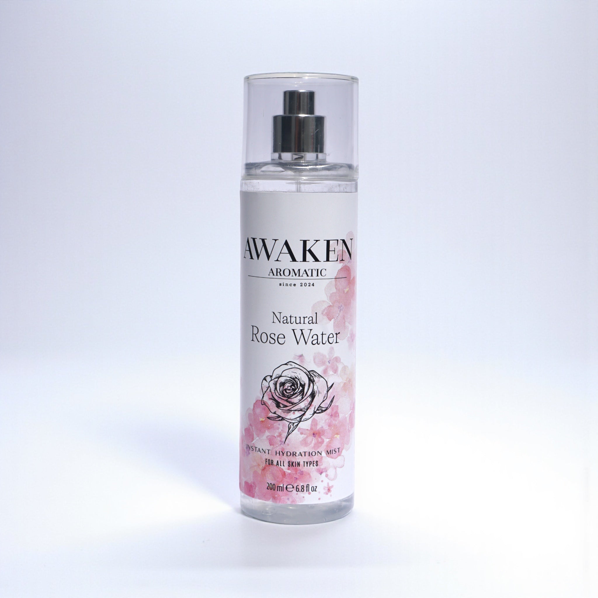 Awaken Aromatic 100% Natural Rose Water – Doğal Gül Suyu | Doğal Cilt Toniği & Aromatik Ferahlık