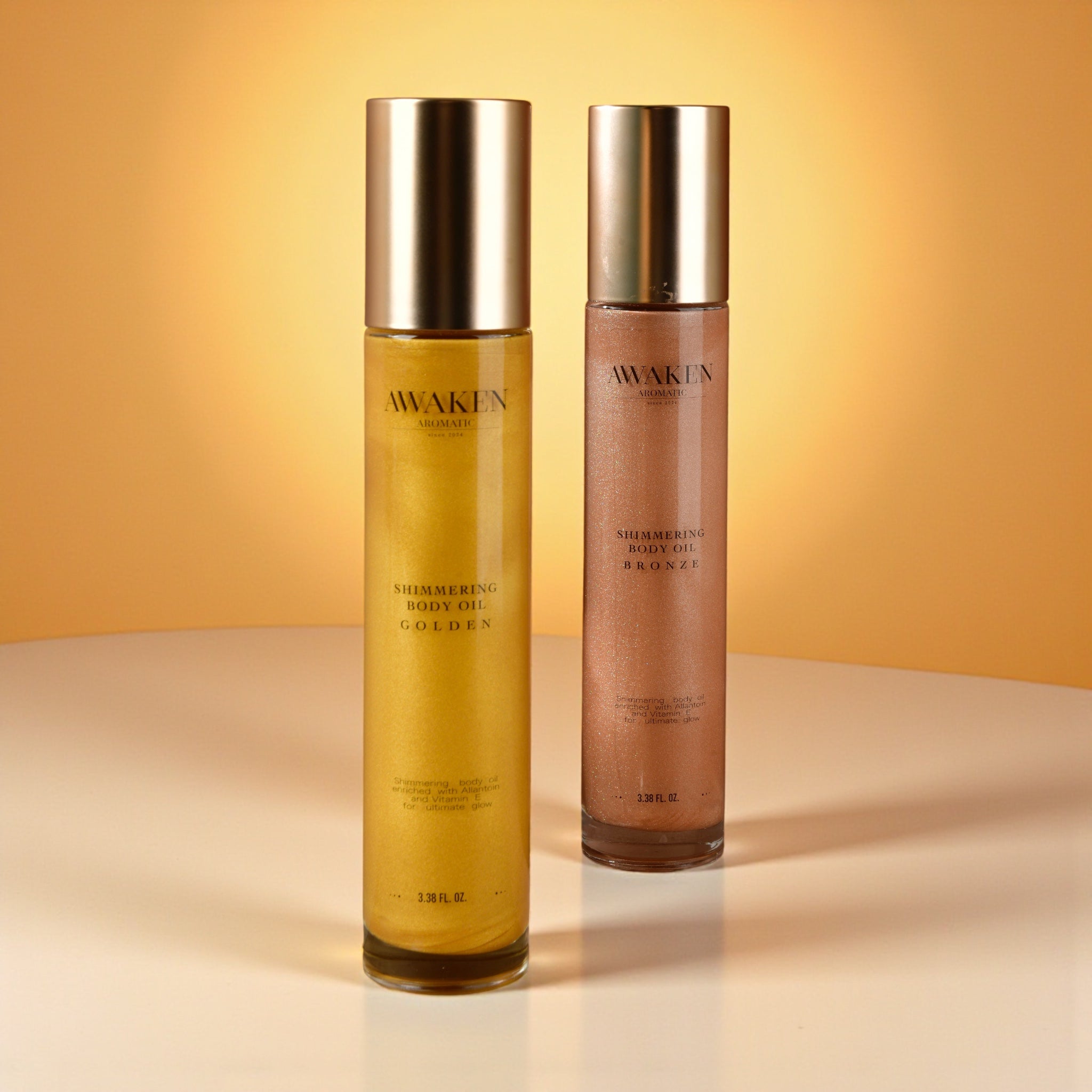 Awaken Aromatic Işıltılı Vücut Yağı – Golden, Shea & Aloe Vera içeren Doğal Kuru Yağ